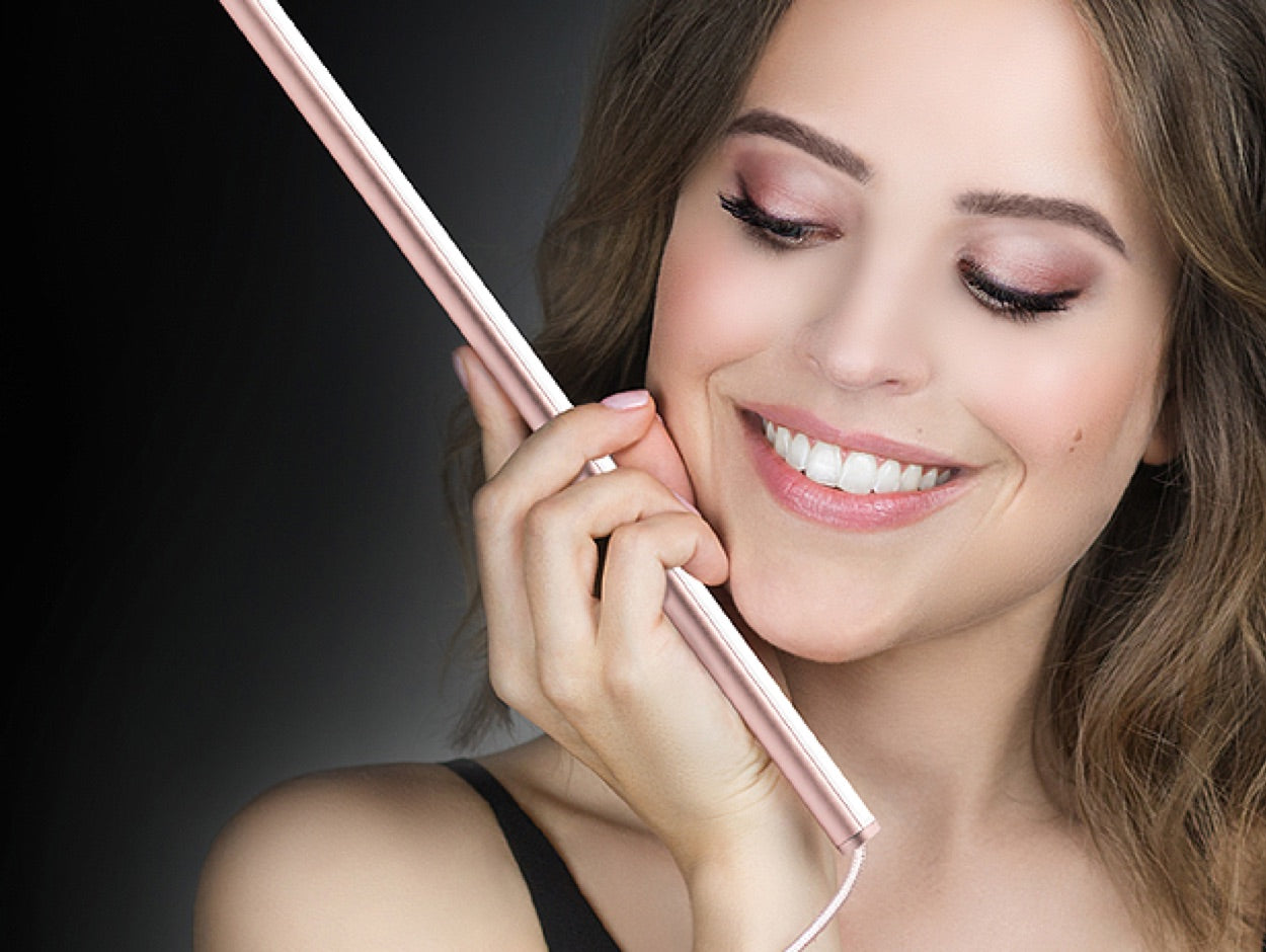Die Gründerin mit dem My Beauty Light in Rose.